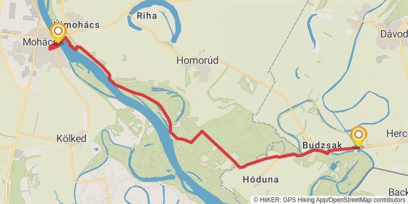 Sultans Trail stage 32 Map