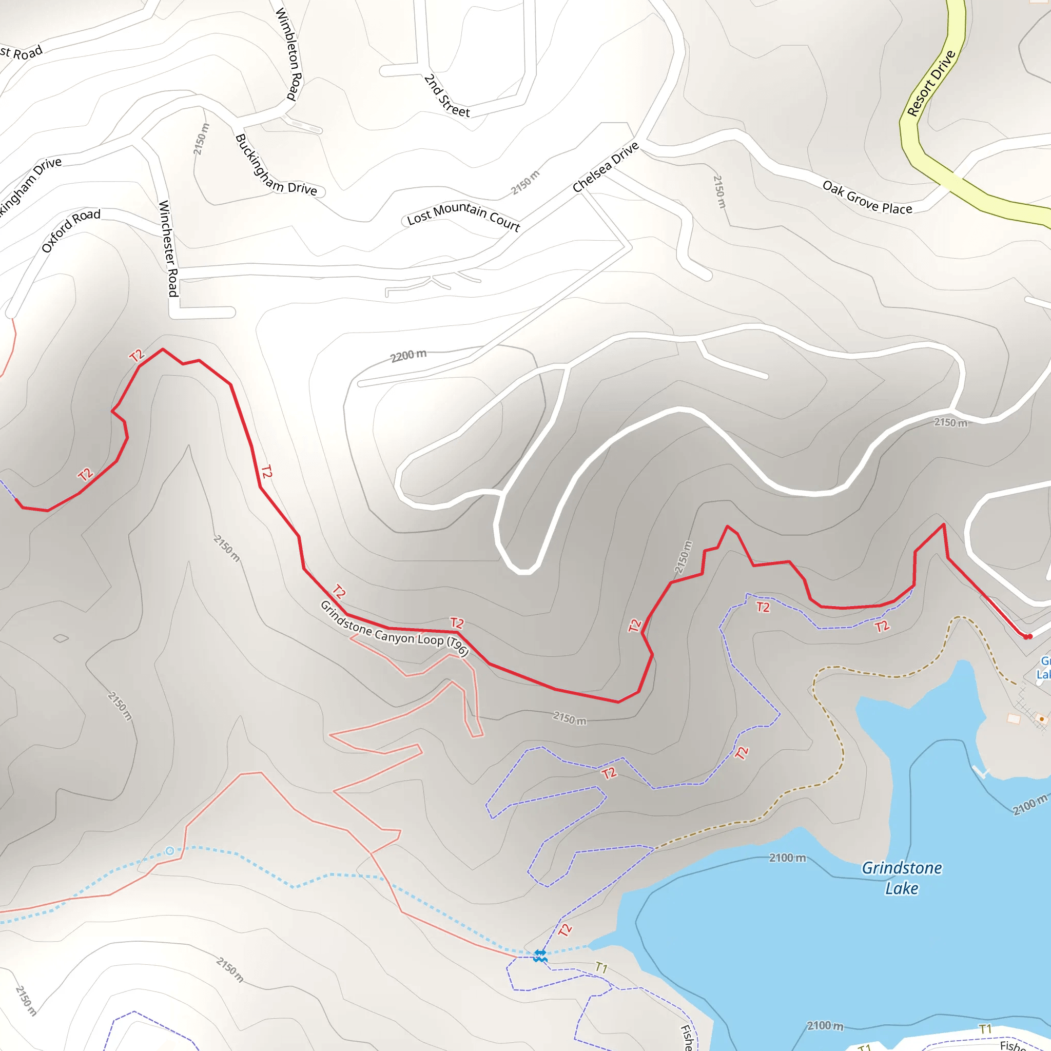 Resort Drive mobile static map