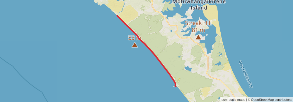 Te Araroa Trail stage 2 Map