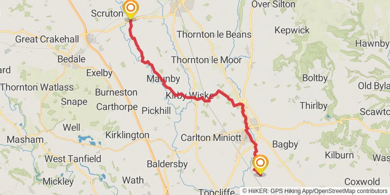 Swale Way stage 2 Map