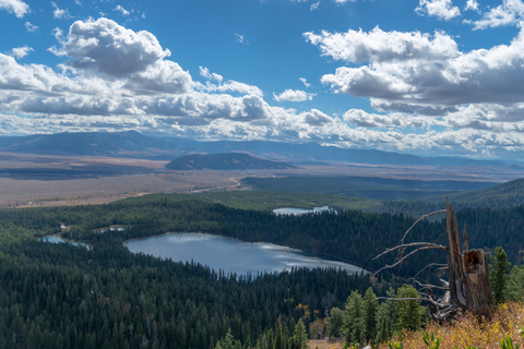 An image depicting the trail Garnet Canyon Trail and its surrounding area.