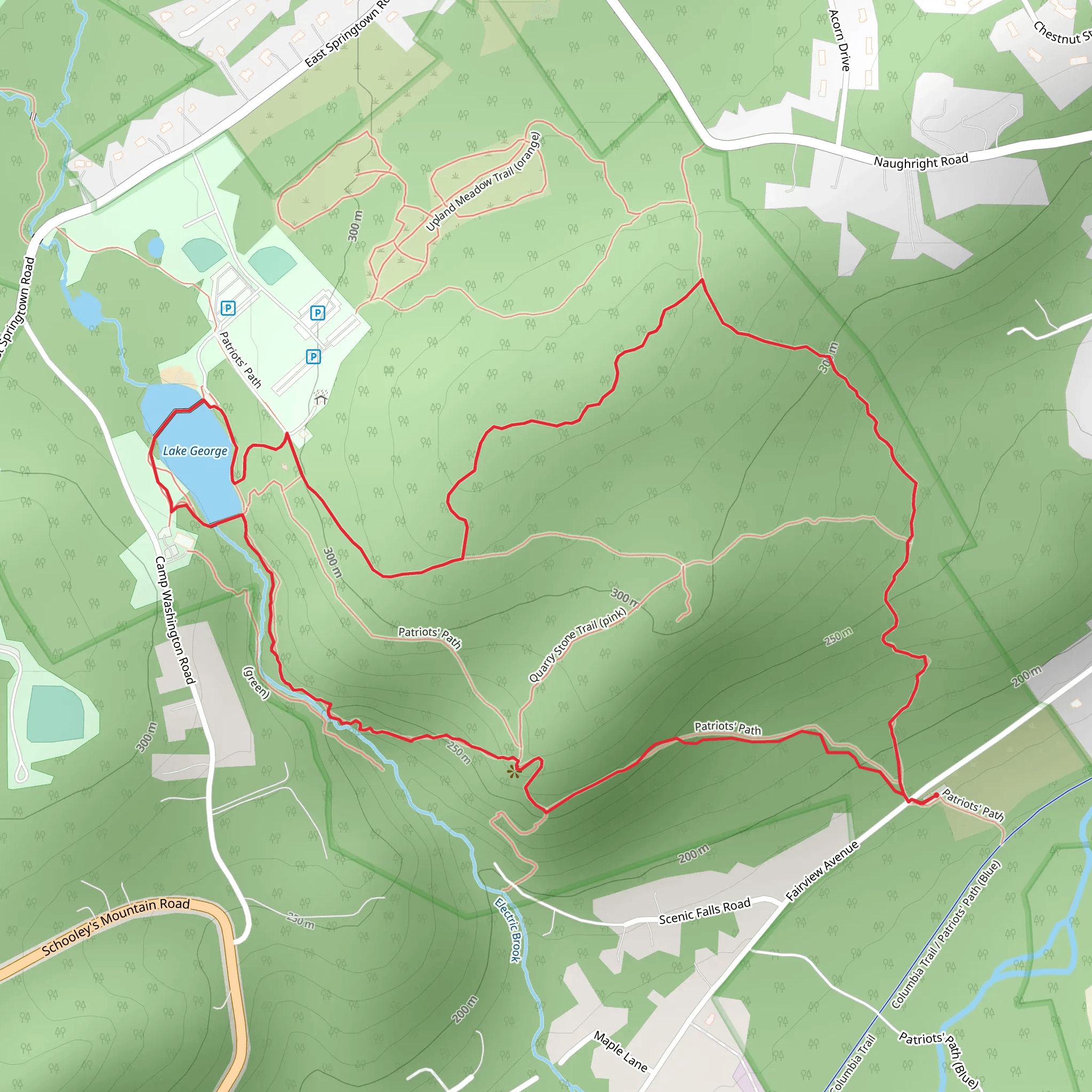 Lake George Loop mobile static map