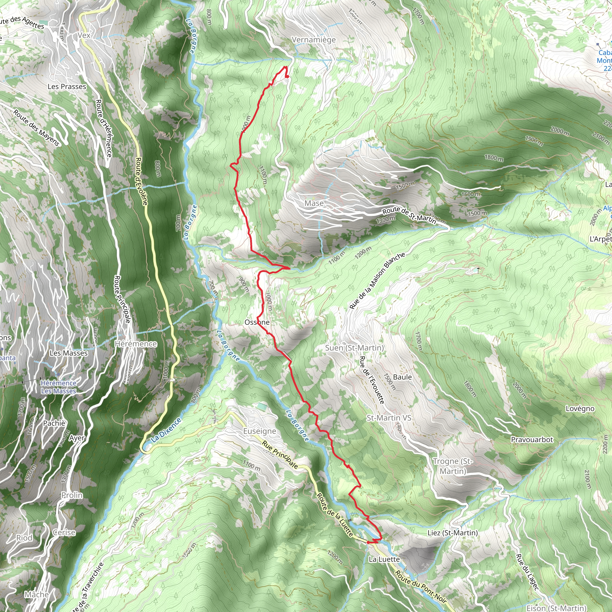 Chemin d’Ossona mobile static map