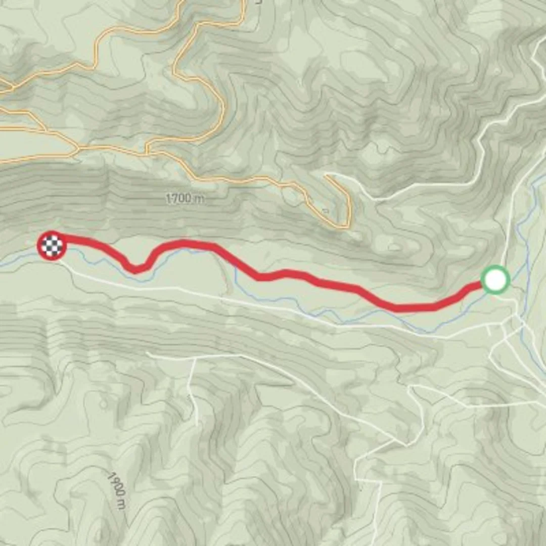 An image depicting the trail Sand Flats and its surrounding area.