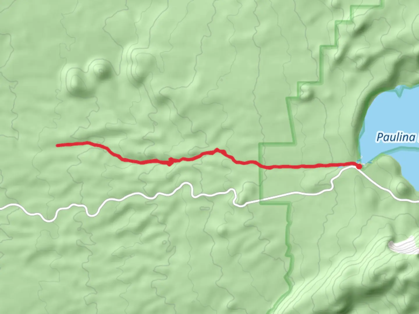 An image depicting the trail Paulina Creek via Peter Skene Ogden Trail and its surrounding area.