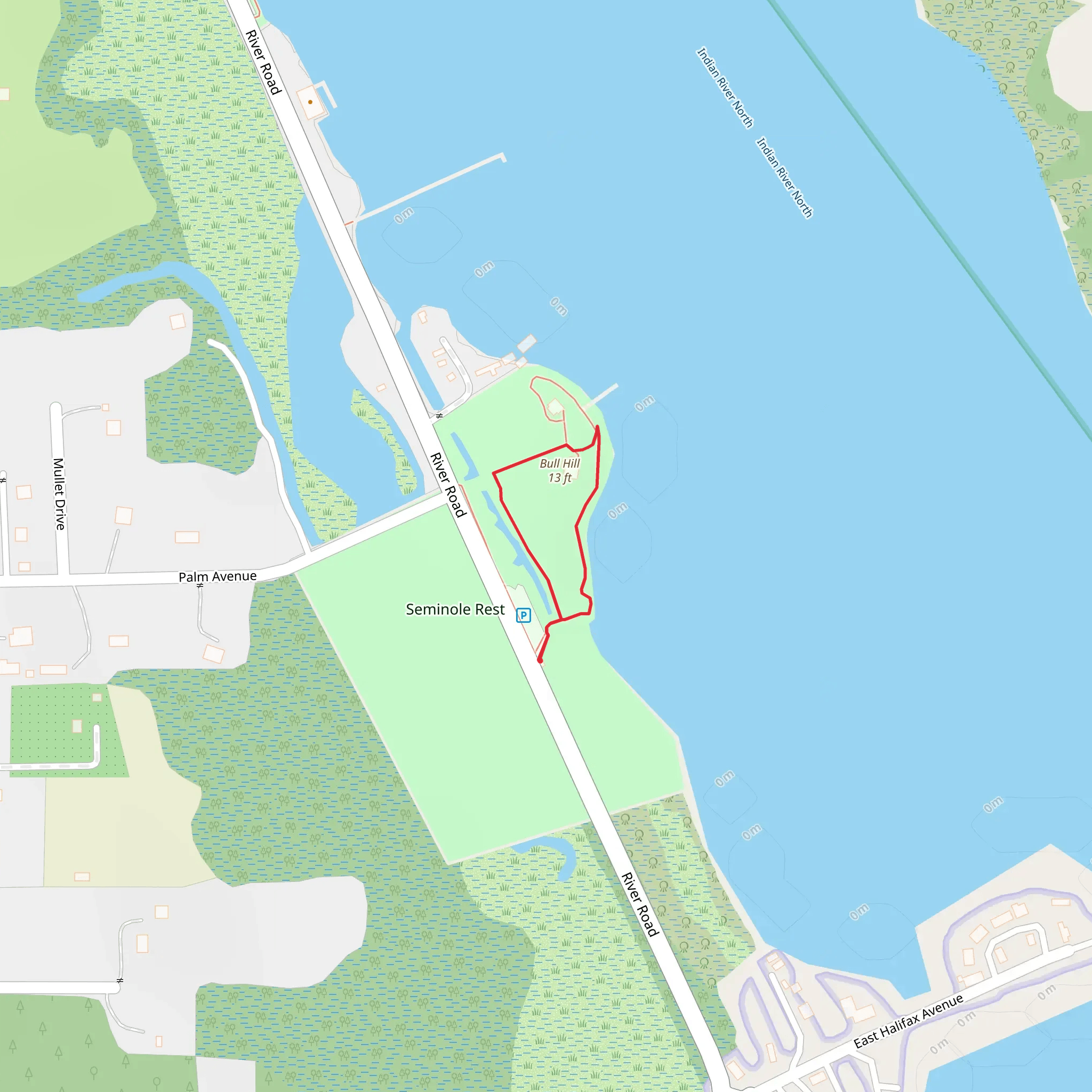 Bull Hill Loop mobile static map