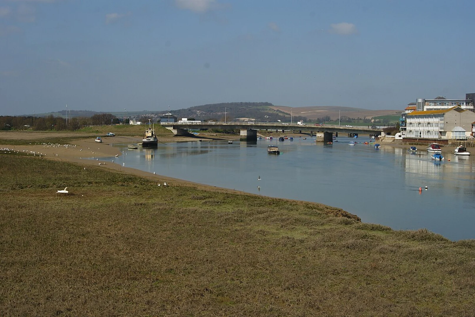 An image depicting the trail Amberley to Shoreham by Sea Walk and its surrounding area.