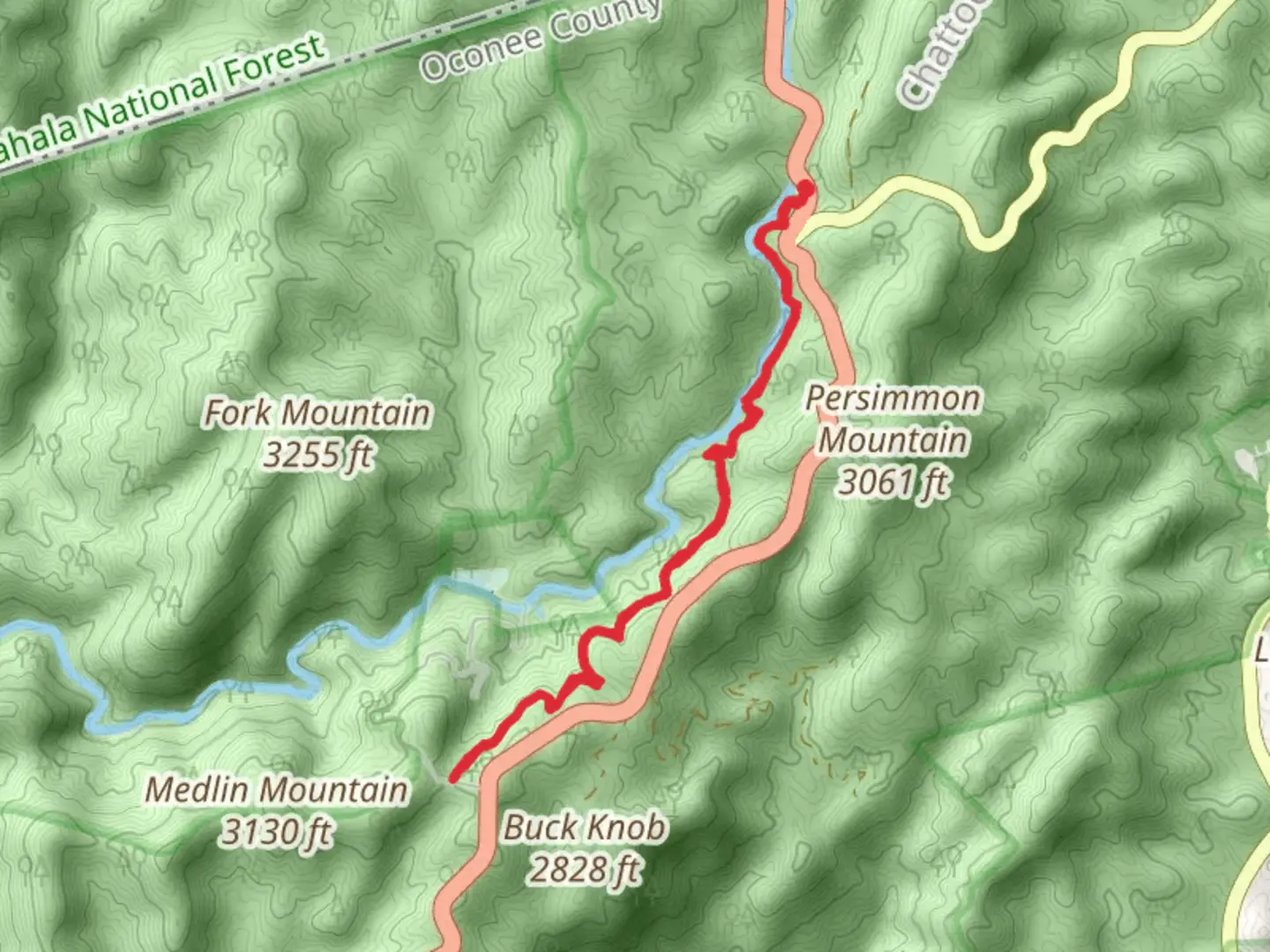 An image depicting the trail Foothills Trail from Sloan Bridge Picnic Area and its surrounding area.