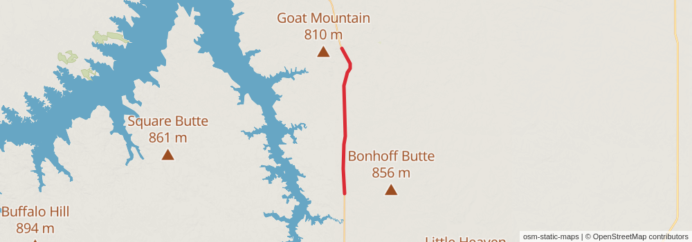 American Perimeter Trail - Rocky Mountains Primary stage 10 Map