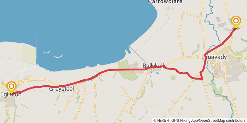 Slí Cholmcille stage 13 Map