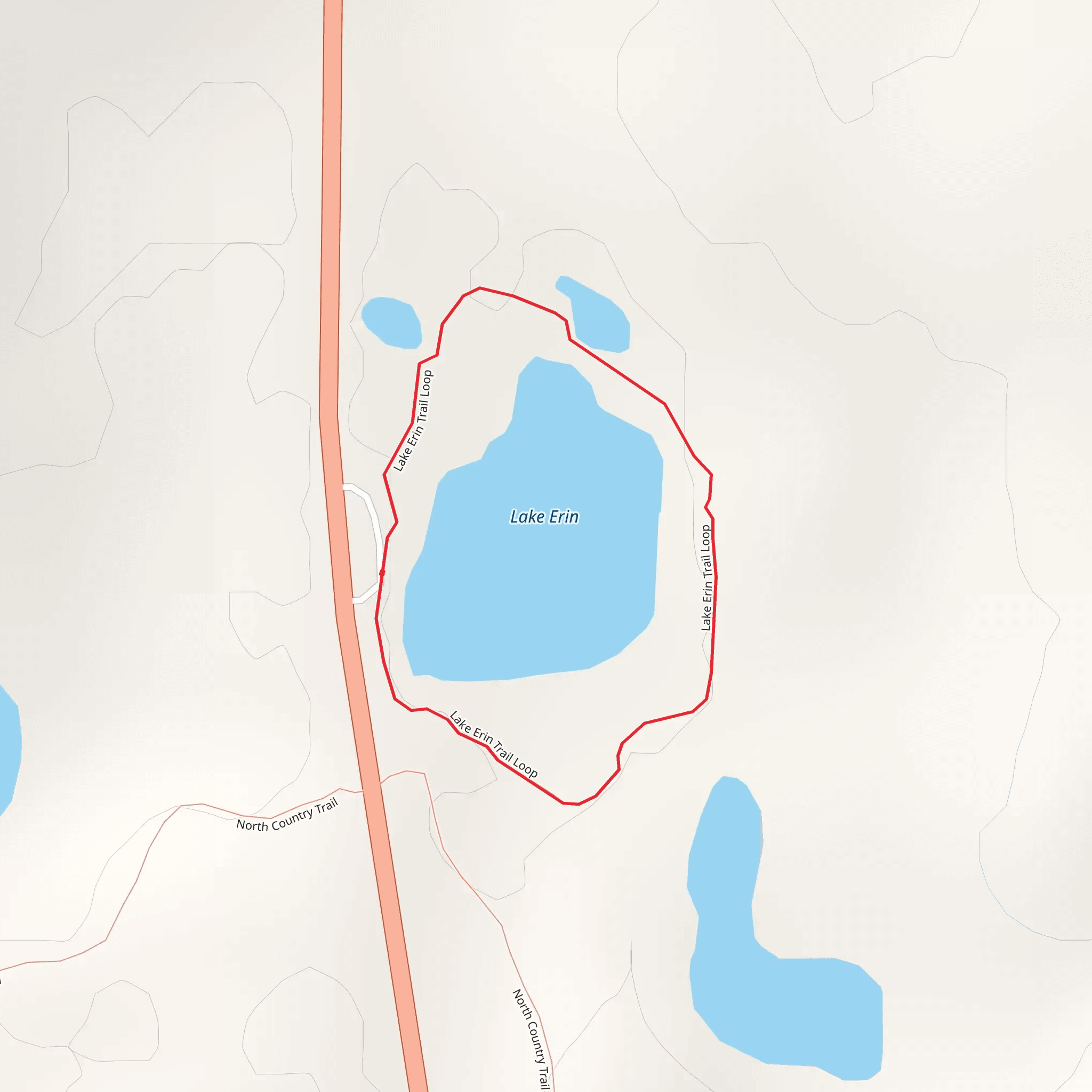 Lake Erin Loop mobile static map