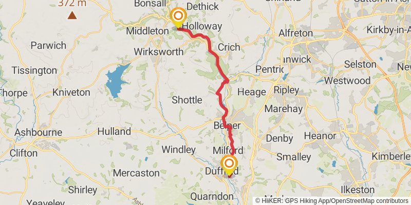 Midshires Way alt 3 Map