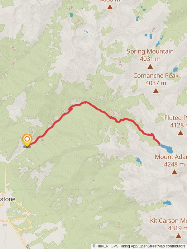 North Crestone Lake via North Crestone Trail