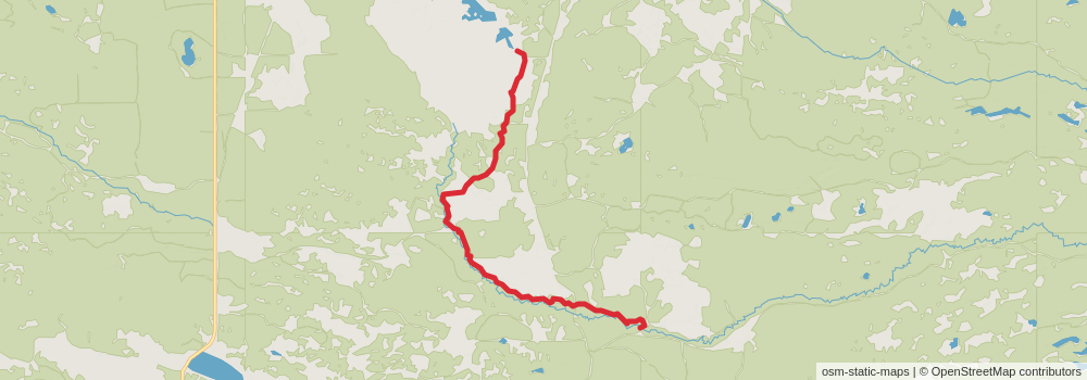 American Perimeter Trail - North Country Primary stage 82 Map