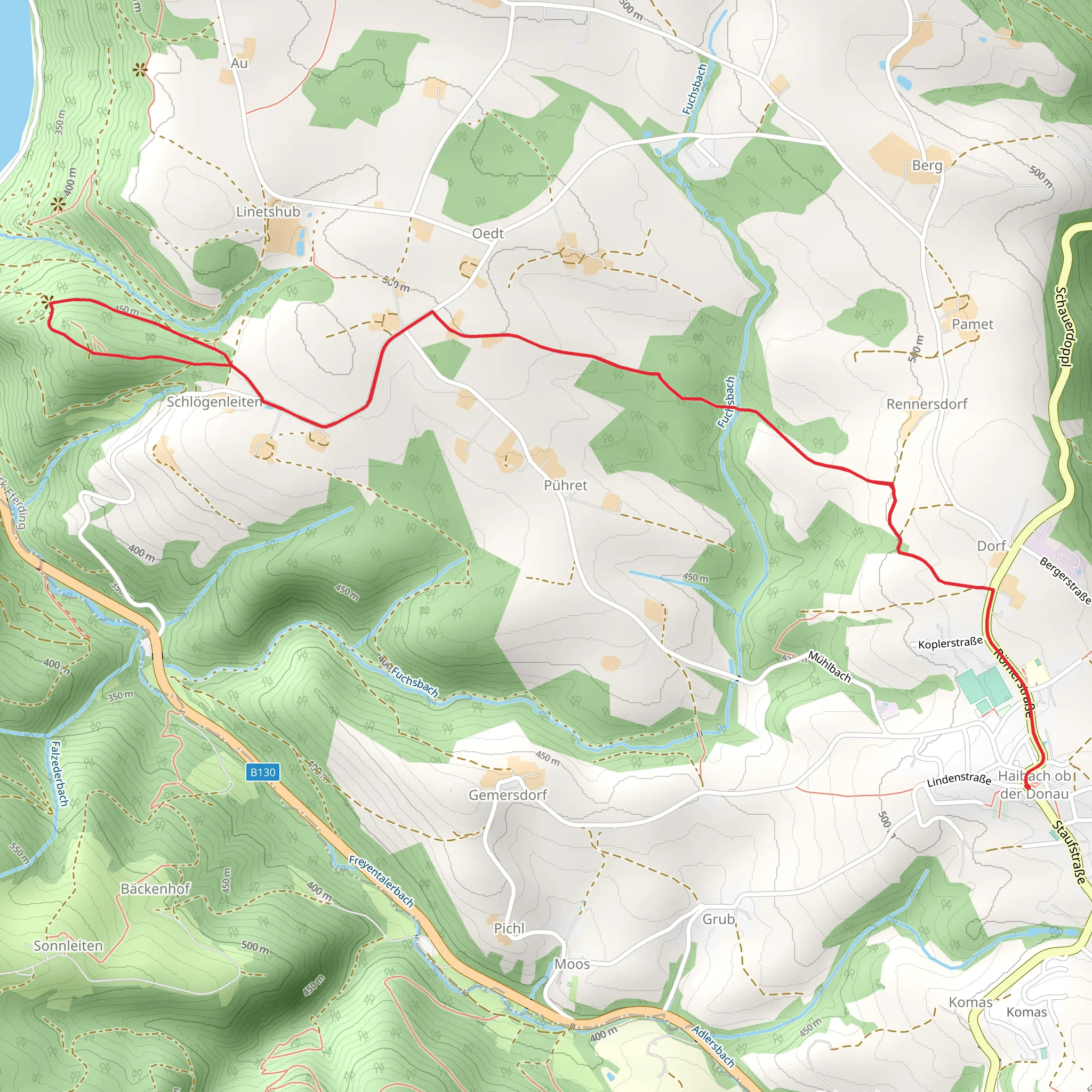 Schlögener Donaublick Viewpoint mobile static map