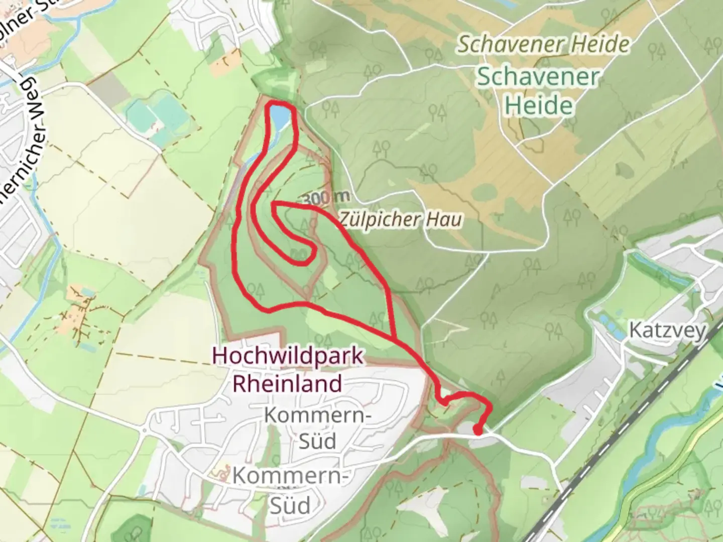 An image depicting the trail Hochwild Schutz Loop via Am Wald and its surrounding area.