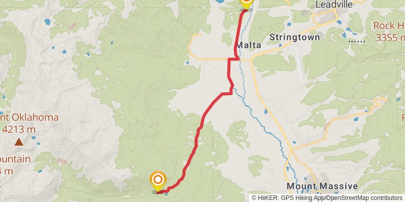 American Discovery Trail North Route stage 238 Map