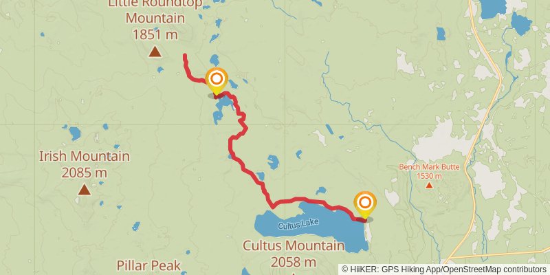 Winopee Lake Trail stage 2 Map