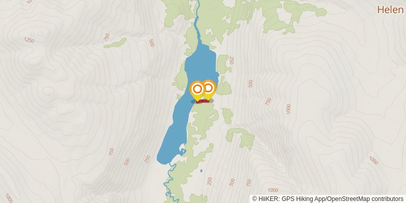 Russian Lakes Trail spur 1 Map