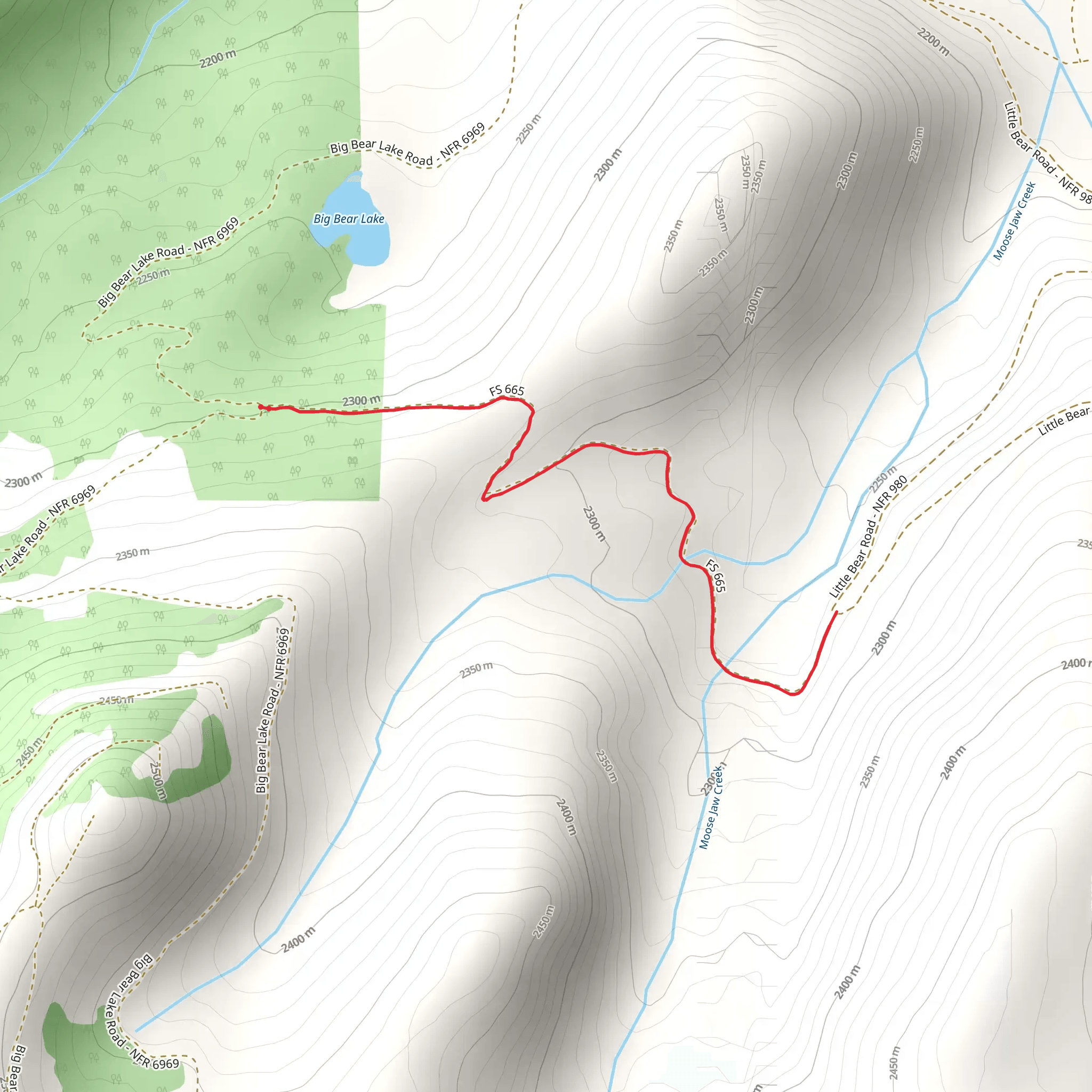 Lower Moose Jaw Trail mobile static map