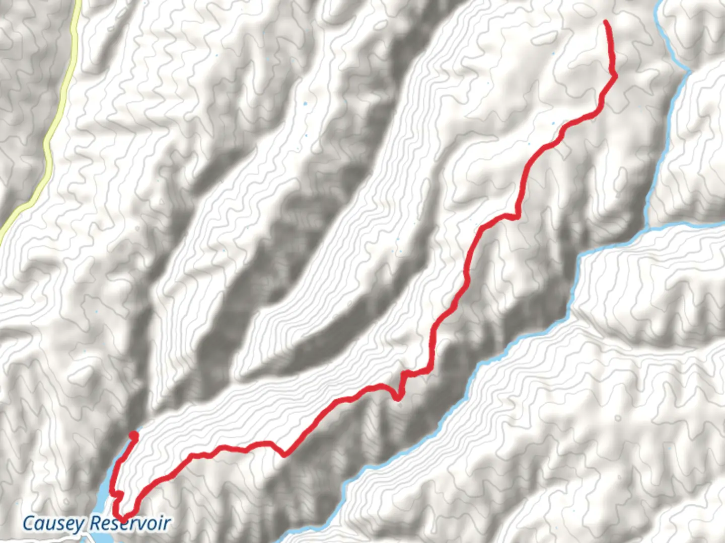 An image depicting the trail Baldy Ridge Trail and its surrounding area.