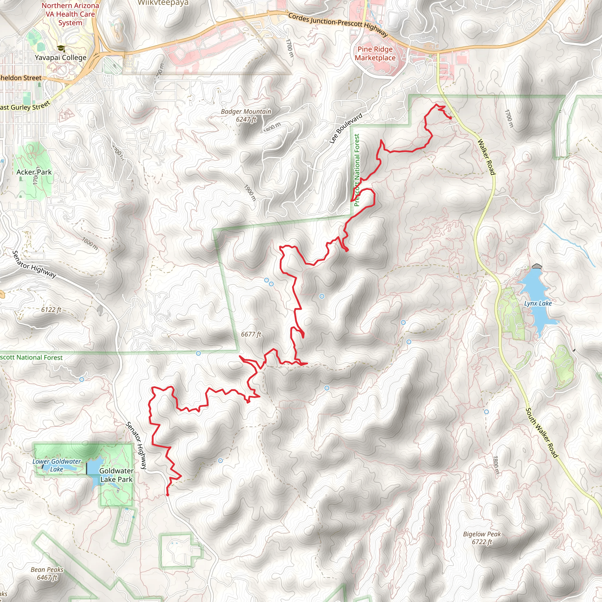 Ranch Trail mobile static map