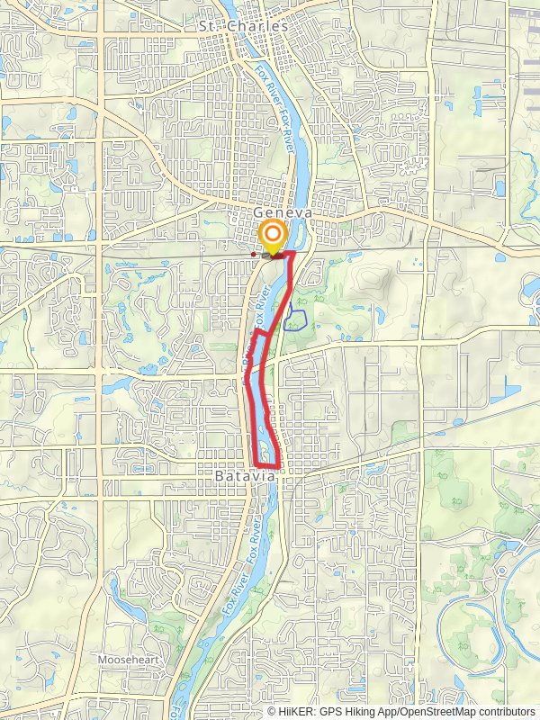 Fox River Loop Trail from Geneva