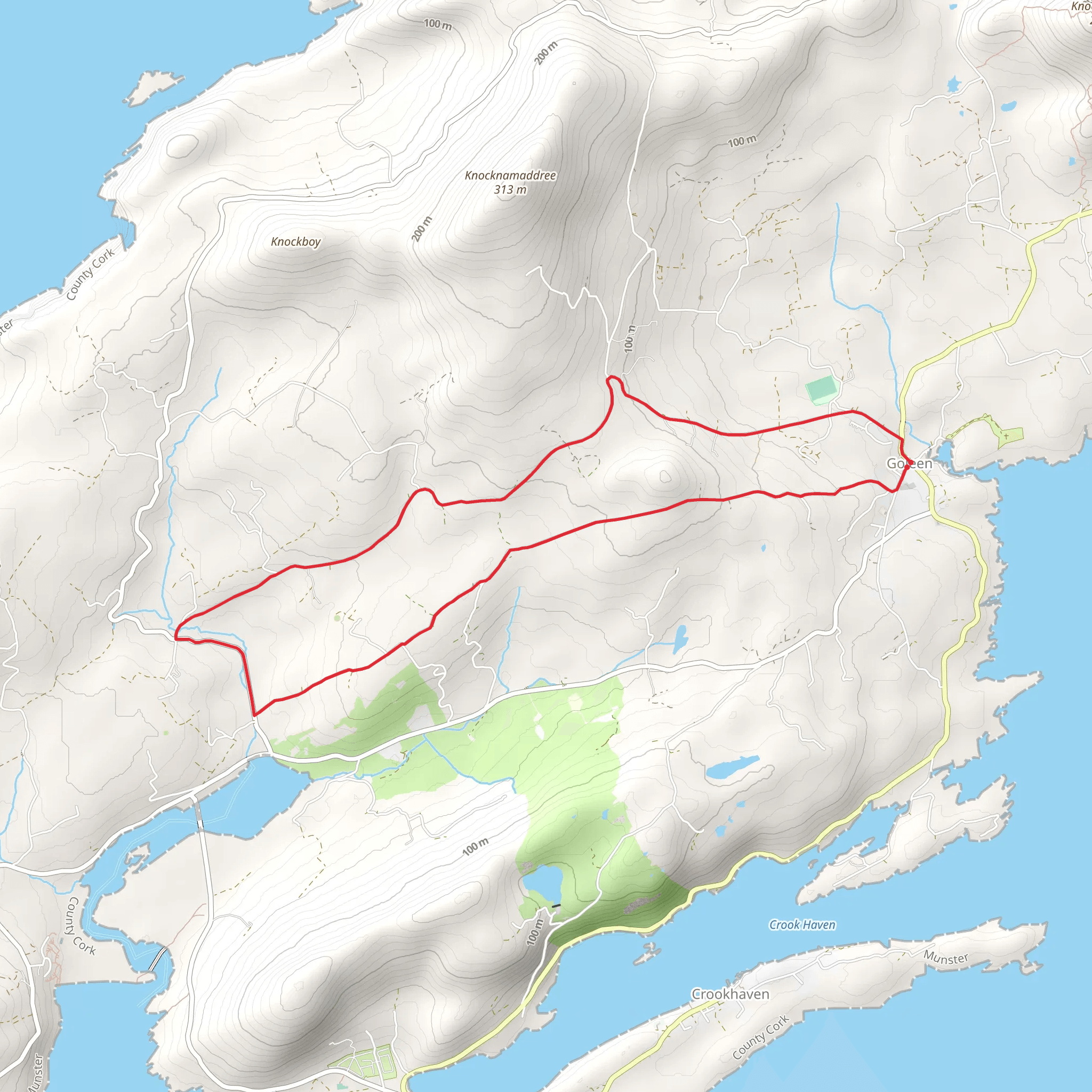 Fastnet Lissigriffin Loop Walk mobile static map