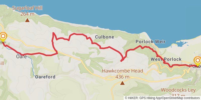 Coleridge Way stage 4 Map