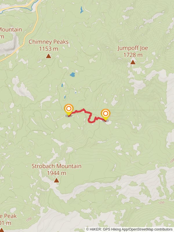 Long Lake Tie Trail mobile static map