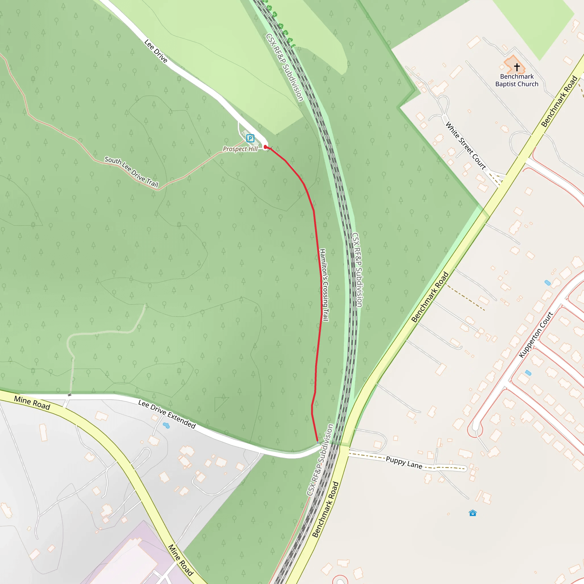 Prospect Hill mobile static map