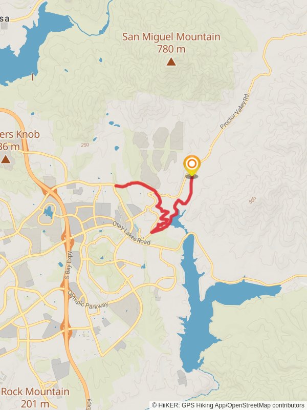 Upper Otay Reservoir - Centennial Trail