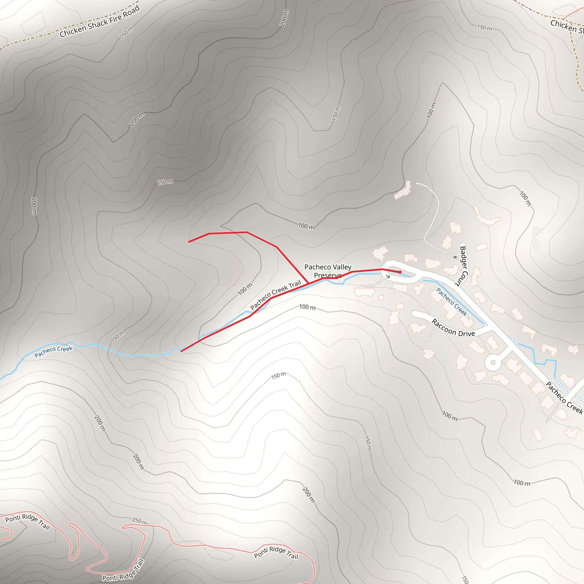 Pacheco Creek mobile static map