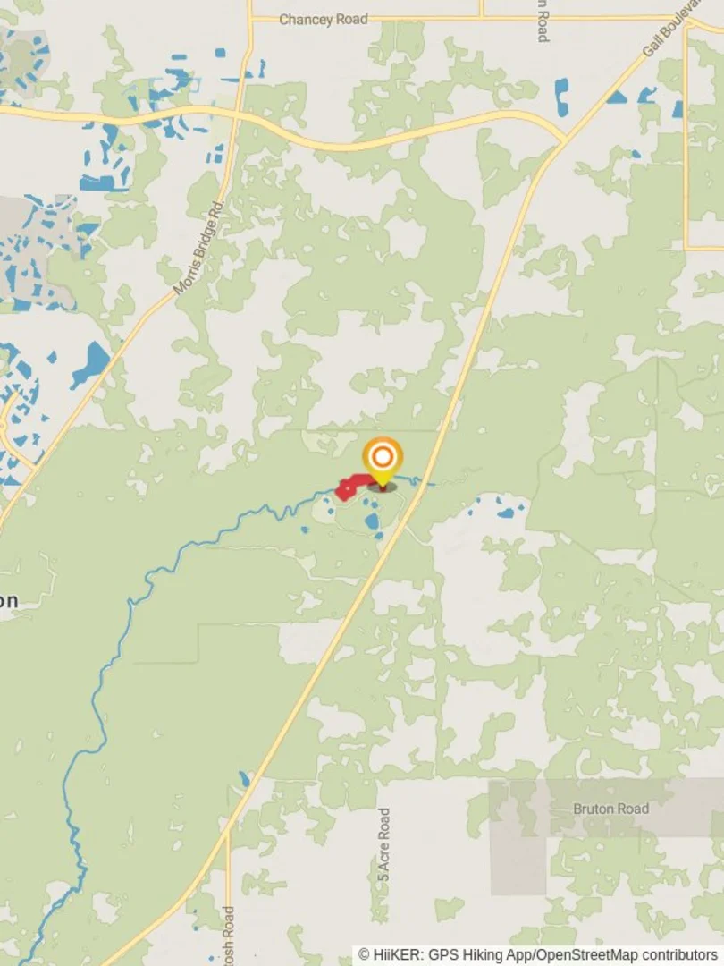 An image depicting the trail River Rapids Nature Trail and its surrounding area.