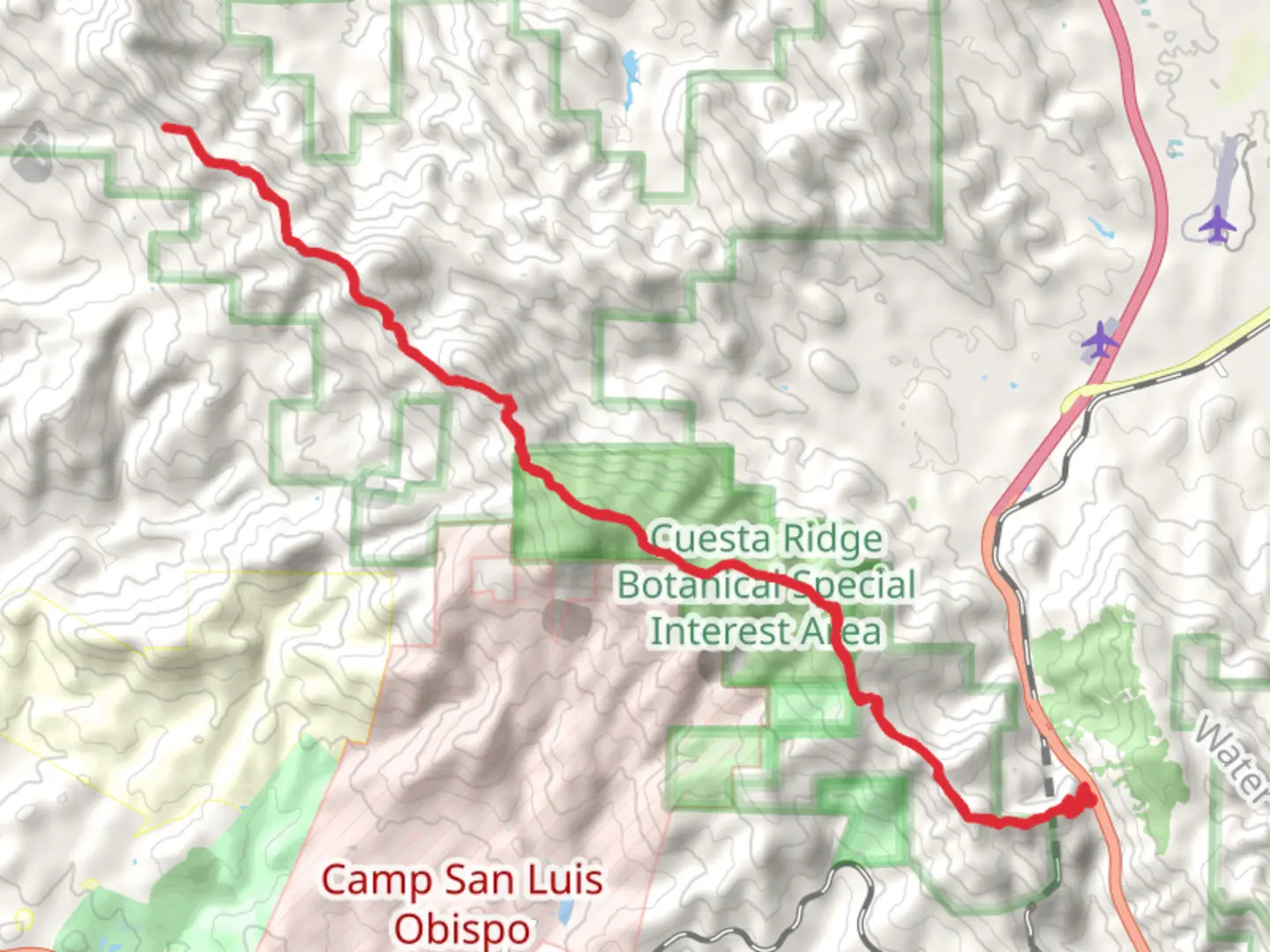An image depicting the trail Tv Tower Road Walk and its surrounding area.