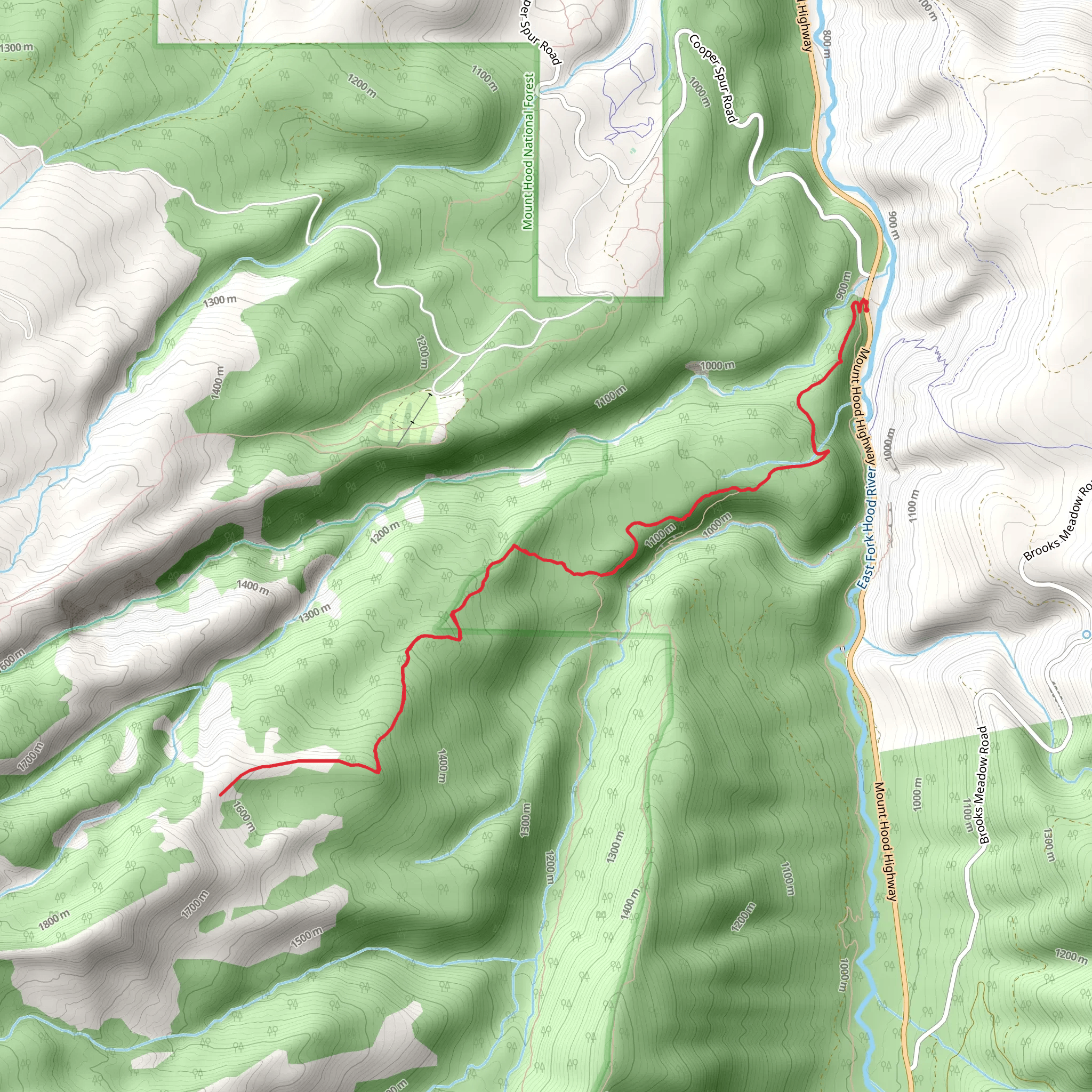 Fall Creek mobile static map