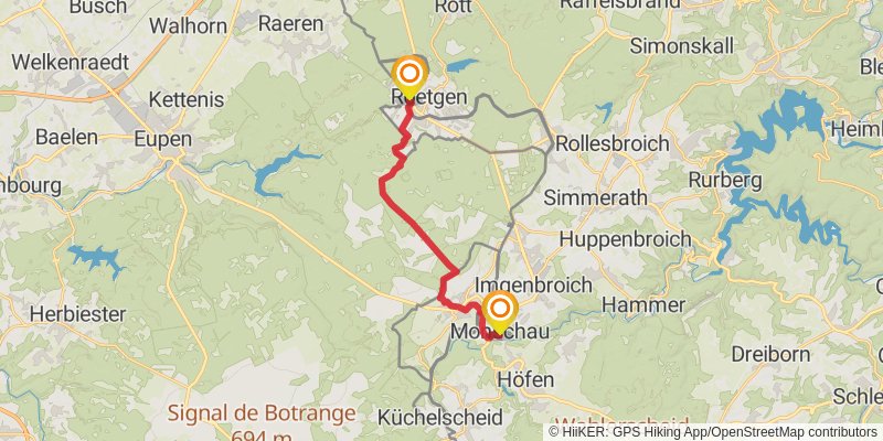 Eifelsteig stage 2 Map