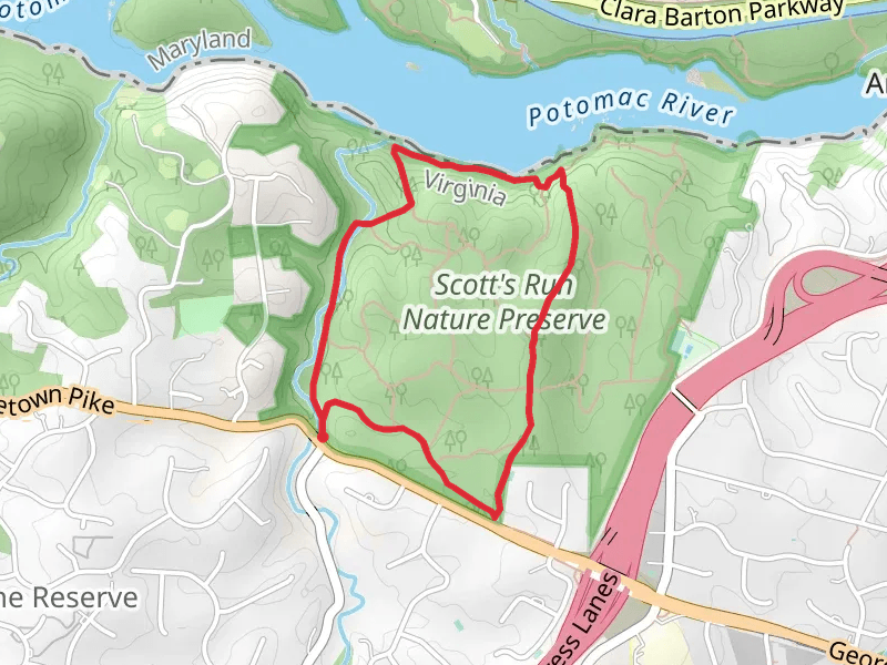 Potomac Heritage Trail and Stubblefield Falls Overlook Loop Trail