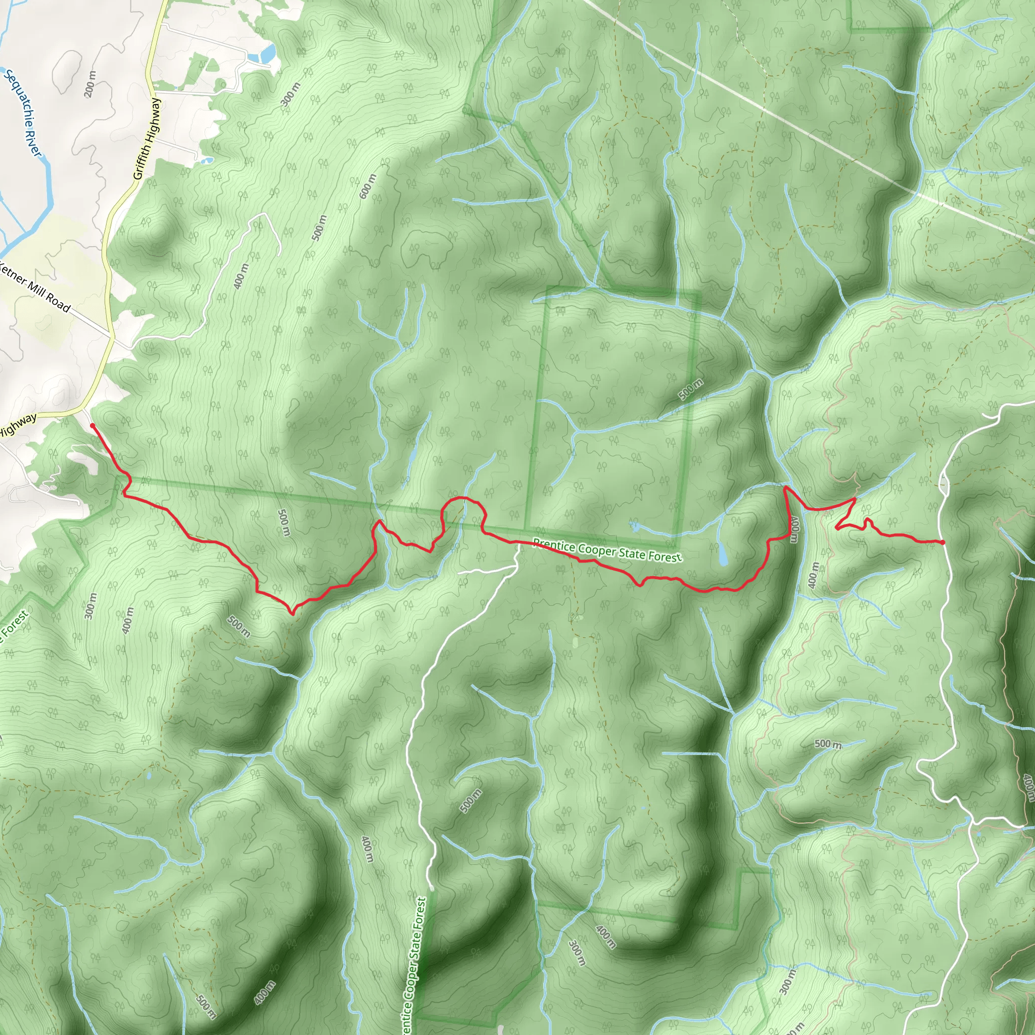 Haley Road Walk mobile static map