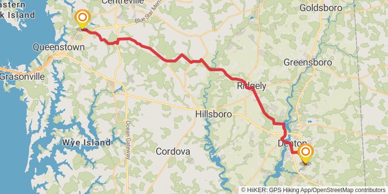 American Discovery Trail - East stage 3 Map