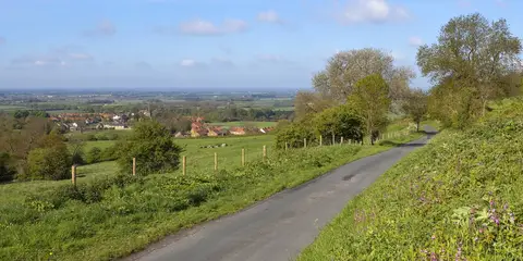 An image depicting the trail Chalkland Way and its surrounding area.