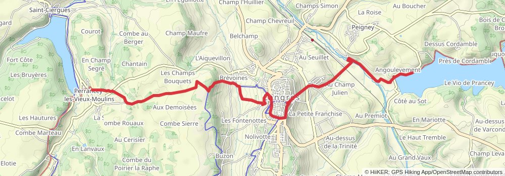 Via Francigena stage 41 Map