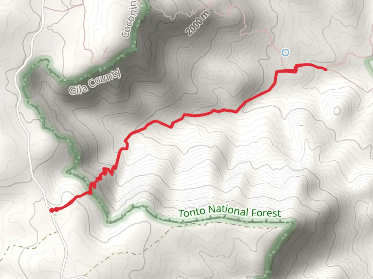 An image depicting the trail West Webber Trail and its surrounding area.