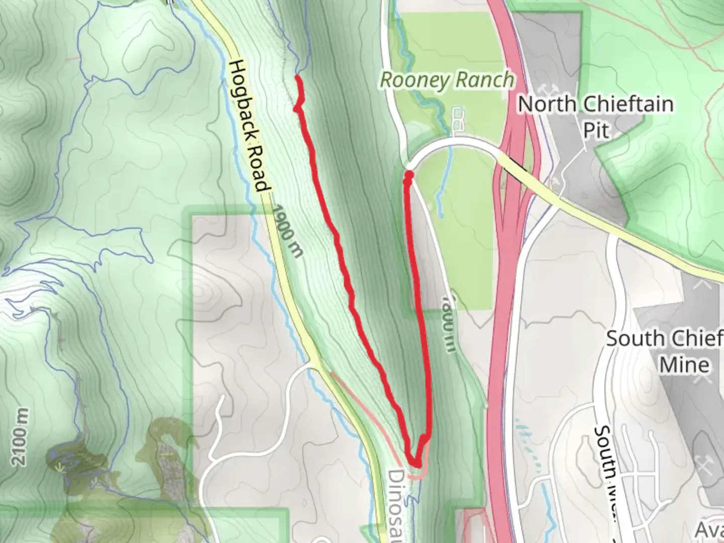 An image depicting the trail Dakota Ridge Trail and its surrounding area.