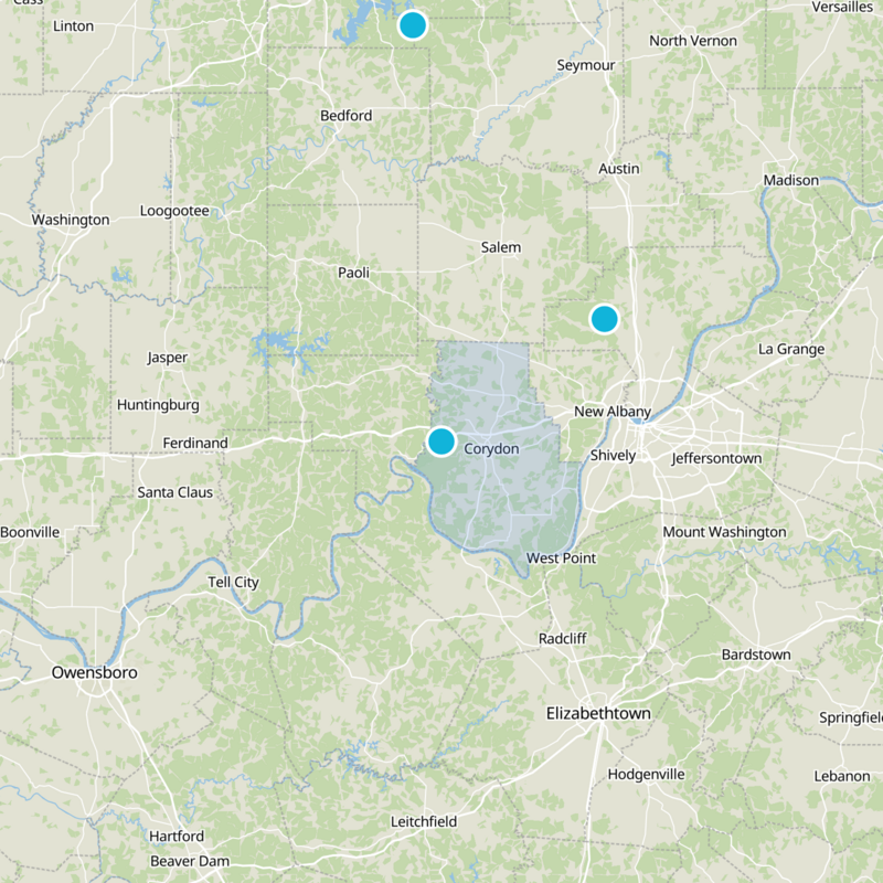 Harrison County Static Map