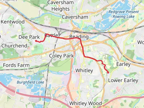 Reading West to Earley Walk