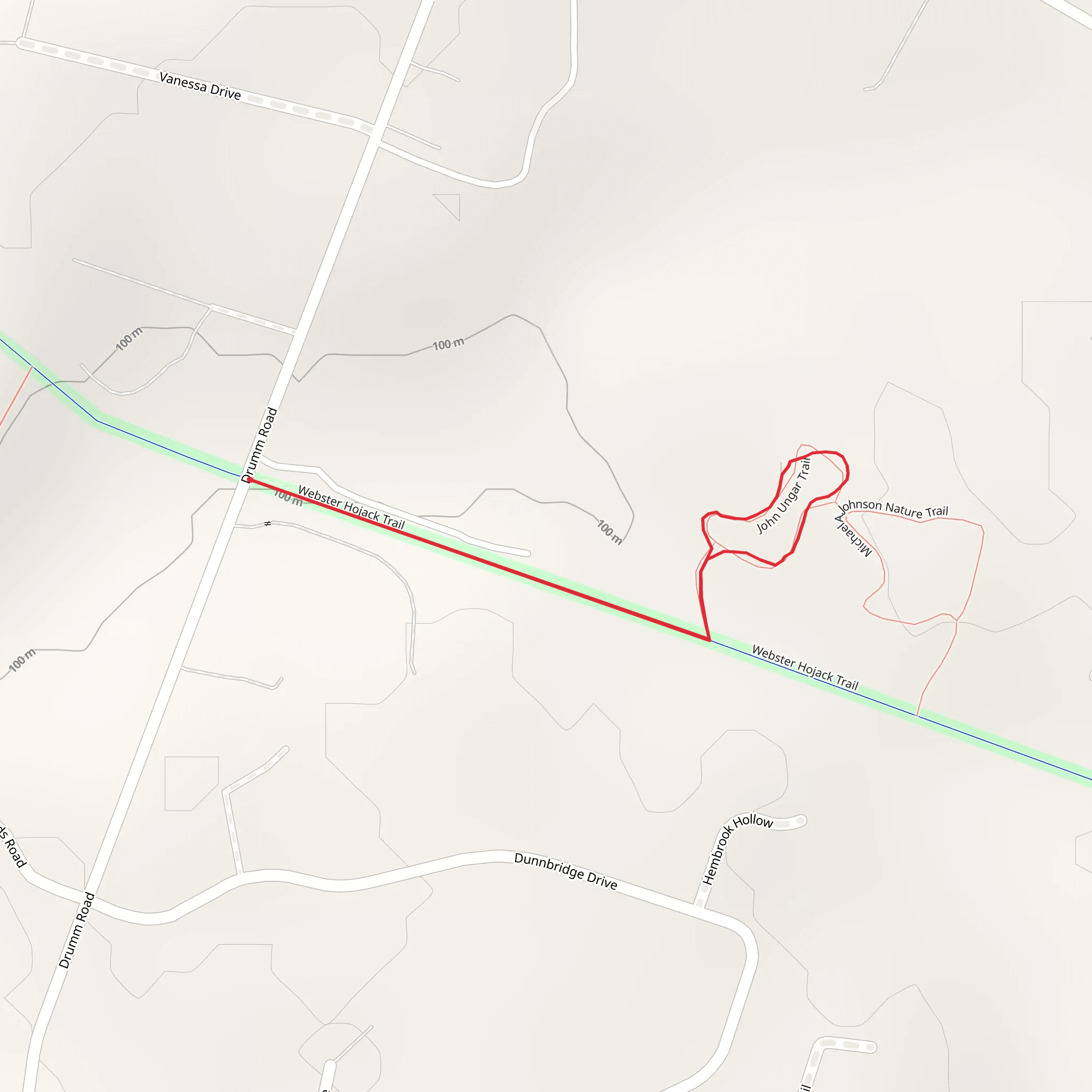 Drum Road Loop mobile static map