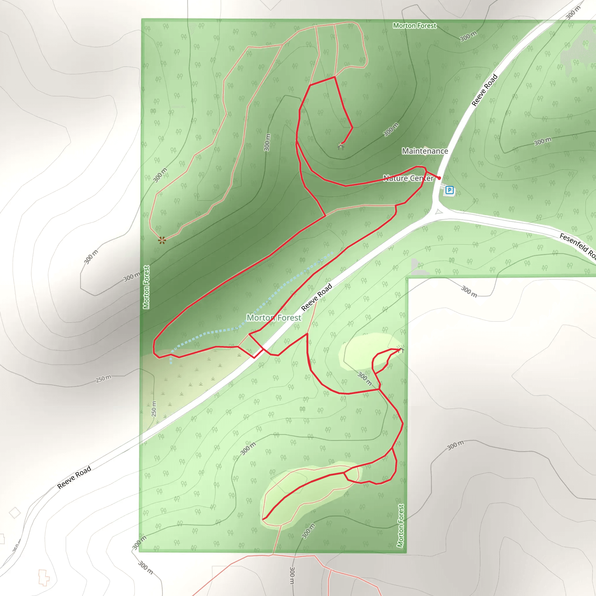 Loop around Reeve Road mobile static map