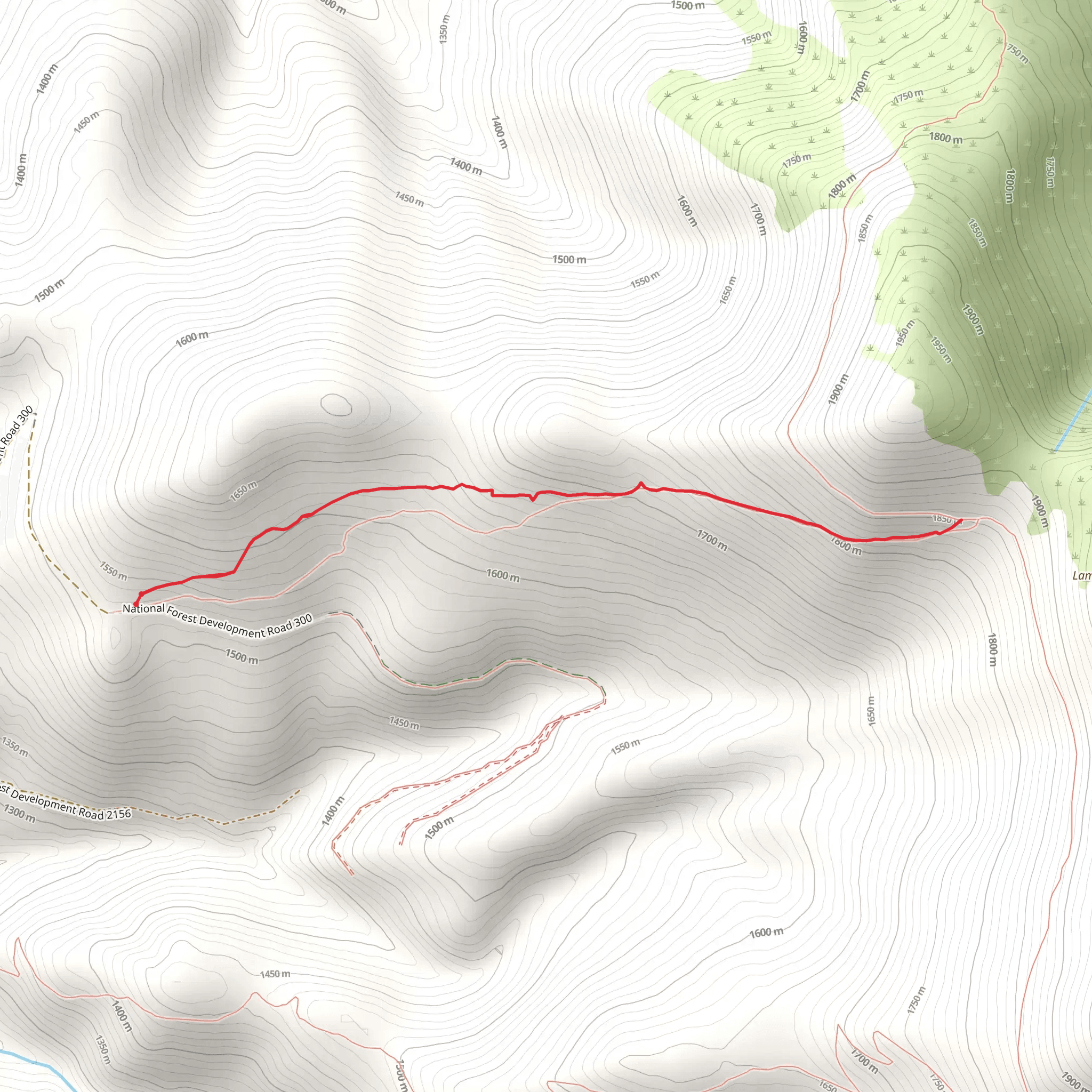 Lambert Trail mobile static map