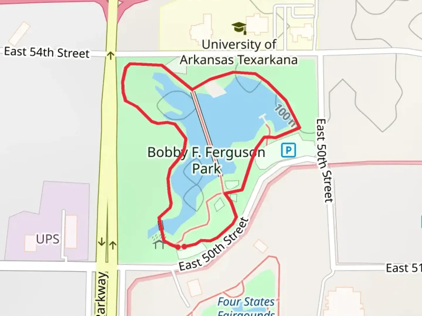 An image depicting the trail Bobby Ferguson Loop Walkway and its surrounding area.